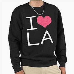 Wanderlust - I Love LA Graphic Design Pullover Sweatshirt