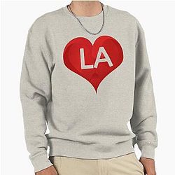 I Love LA Shirts, Stickers, Mugs, Bags, and Merchandise Pullover Sweatshirt
