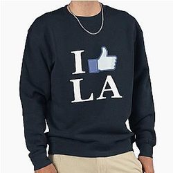 I Like LA - I Love LA Los Angeles Pullover Sweatshirt