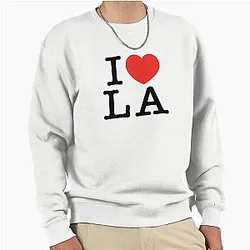 I Love Los Angeles LA Pullover Sweatshirt