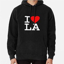 I Love LA Angeles Pullover Hoodie