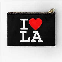 I Love Los Angeles Zipper Pouch