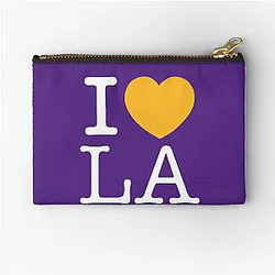 I Love LA Zipper Pouch