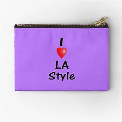 Dance - I Love LA Style Salsa Zipper Pouch
