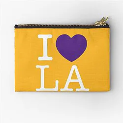 I Love LA Zipper Pouch