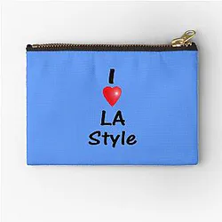 Dance in LA Style Salsa Zipper Pouch