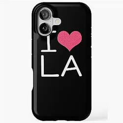 Wanderlust I Love LA Graphic Design iPhone Case