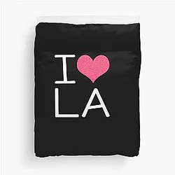 Wanderlust - I Love LA Graphic Design Duvet Cover