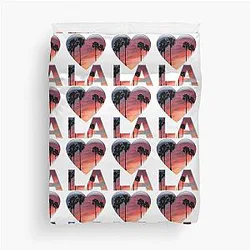 I Love Los Angeles Duvet Cover