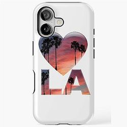 I Love LA iPhone Case