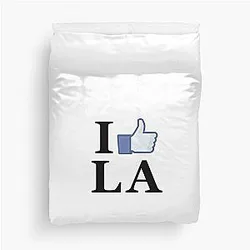 I Like LA - I Love LA Los Angeles Duvet Cover