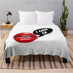 I Love LA Throw Blanket