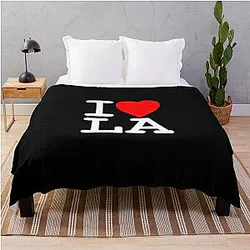 I Love Los Angeles Throw Blanket