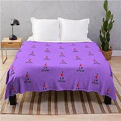 Dance I Love LA Style Salsa Throw Blanket