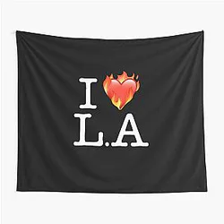 I Love LA Tapestry