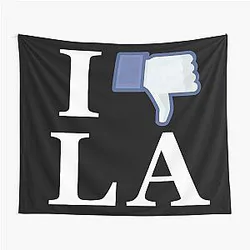 I Like LA - I Love LA - Los Angeles Tapestry