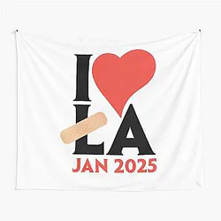 I Love LA 2025 Tapestry