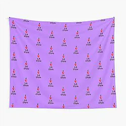 Dance I Love LA Style Salsa Purple Socks Tapestry