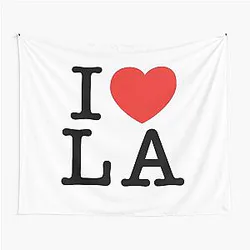 I Love Los Angeles Tapestry