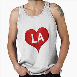 I Love LA Los Angeles Shirts Stickers Merchandise Tank Top