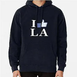 I Like LA - I Love LA Los Angeles Pullover Hoodie