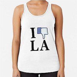 I Love LA - Los Angeles Racerback Tank Top