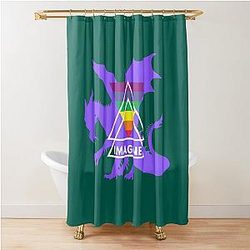 Rainbow Girls Boys, Imagine Dragons, Enemy, Believer, Awesome Anime Shower Curtain