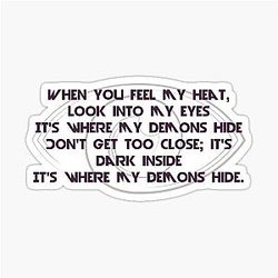 Demons Imagine Dragons Sticker