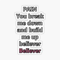 Imagine Dragons - Believer Sticker