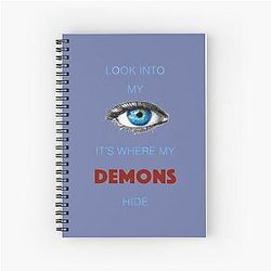Demons Imagine Dragons Spiral Notebook