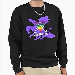 Rainbow Girls Imagine Dragons Enemy Believer Anime Pullover Sweatshirt