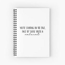Natural Imagine Dragons Spiral Notebook