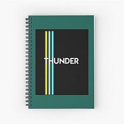 THUNDER Imagine Dragons Graphic Spiral Notebook