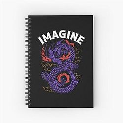 Imagine Dragons Enemy Believer Spiral Notebook