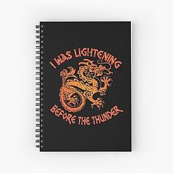 Imagine Dragons T Shirts, I Was Lightning Before The Thunder Shirt, Imagine Dragons Spiral Notebook