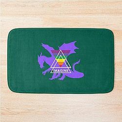 Rainbow Girls Imagine Dragons Enemy Believer Anime Bath Mat
