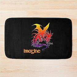 Imagine Dragons Of The Birthday Vintage Art Bath Mat