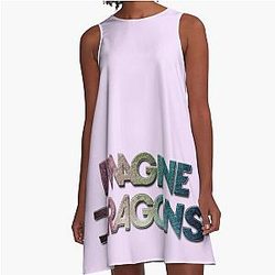Imagine Dragons Metal A-Line Dress