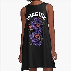 Imagine Dragons Enemy Believer A-Line Dress