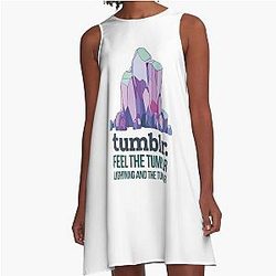 Birthday Girl Tumblr Imagine Dragons Vintage Style A-Line Dress