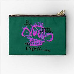 Who Loves Basket Bomb Pouch With Imagine Dragons Vintage Style Zipper