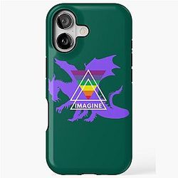 Rainbow Girls Imagine Dragons Enemy Believer Awesome iPhone Tough Case