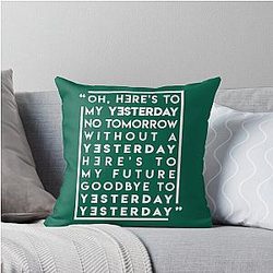 Yesterday Imagine Dragons Throw Pillow