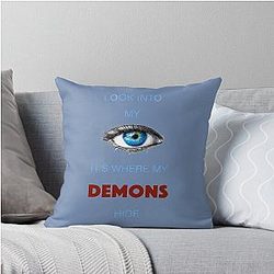 Demons Imagine Dragons Throw Pillow