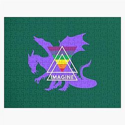 Rainbow Girls Imagine Dragons Enemy Believer Anime Jigsaw Puzzle