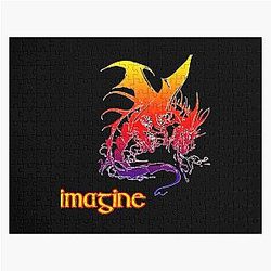Imagine Dragons Of The Vintage Style Art Jigsaw Puzzle