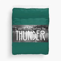 Thunder Imagine Dragons lyrics Duvet Cover