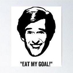 Alan Partridge Eat My Goal Poster