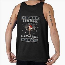 Alan Partridge in a Christmas Tank Top