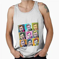 Alan Partridge Warhol Inspired Pop Art Tank Top